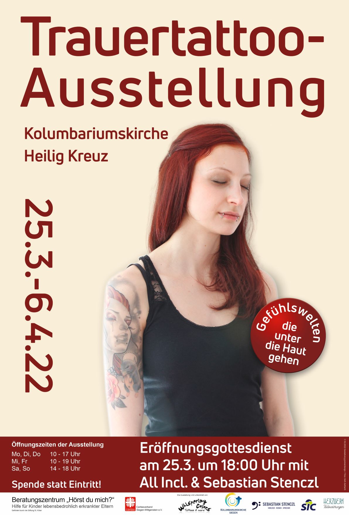 Hörst du mich - Trauertattoo - Ausstellung